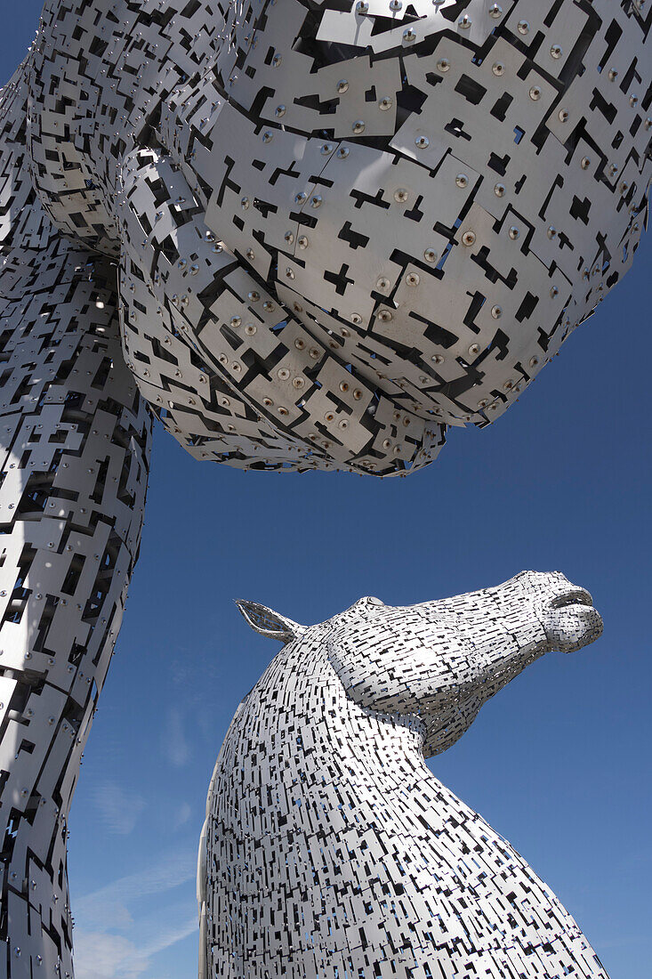 The Kelpies by Andy Scott, Helix Park, Falkirk, Scotland, United Kingdom, Europe