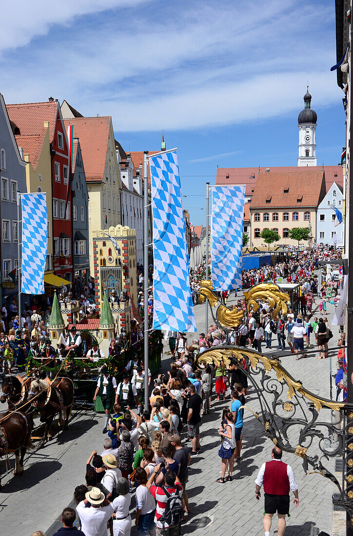 Ruethenfest in Landsberg am Stadtplatz, Feste in Bayern, Deutschland