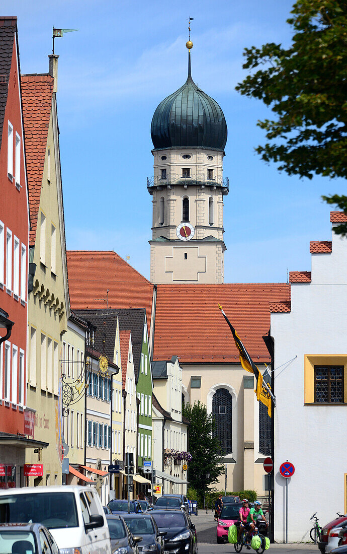 Marys church in Schongau, Upper Bavaria, Bavaria, Germany