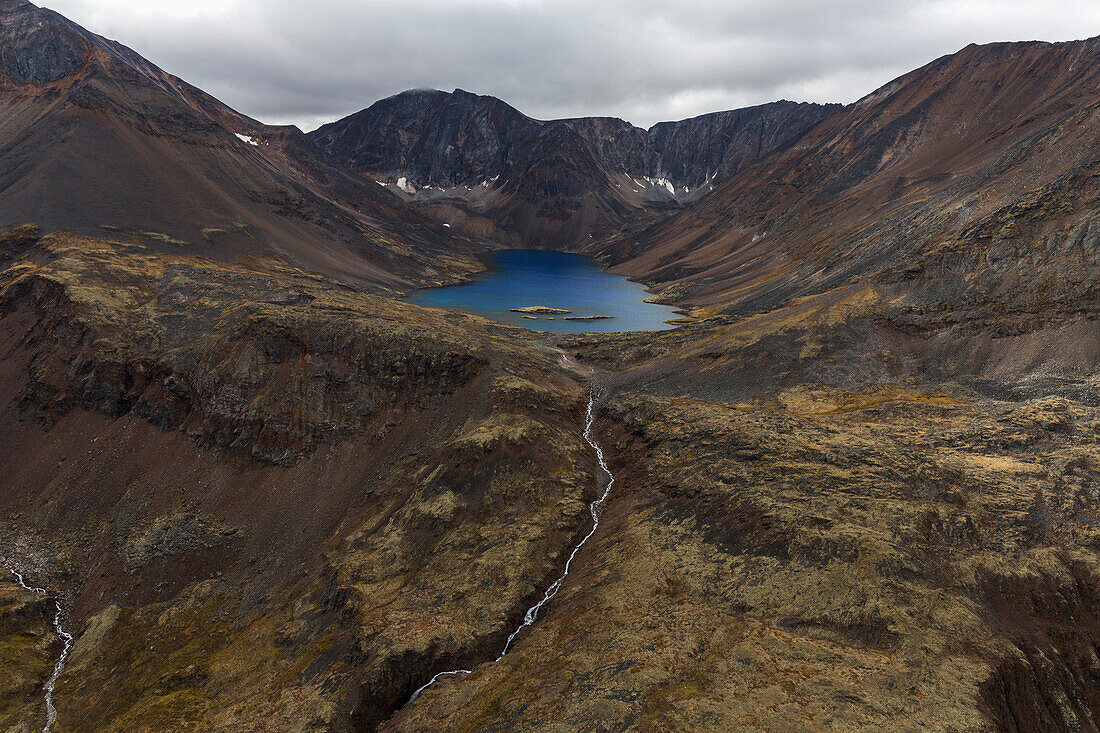 Azure lake, Tombstone Territorial Park, Yukon, Canada