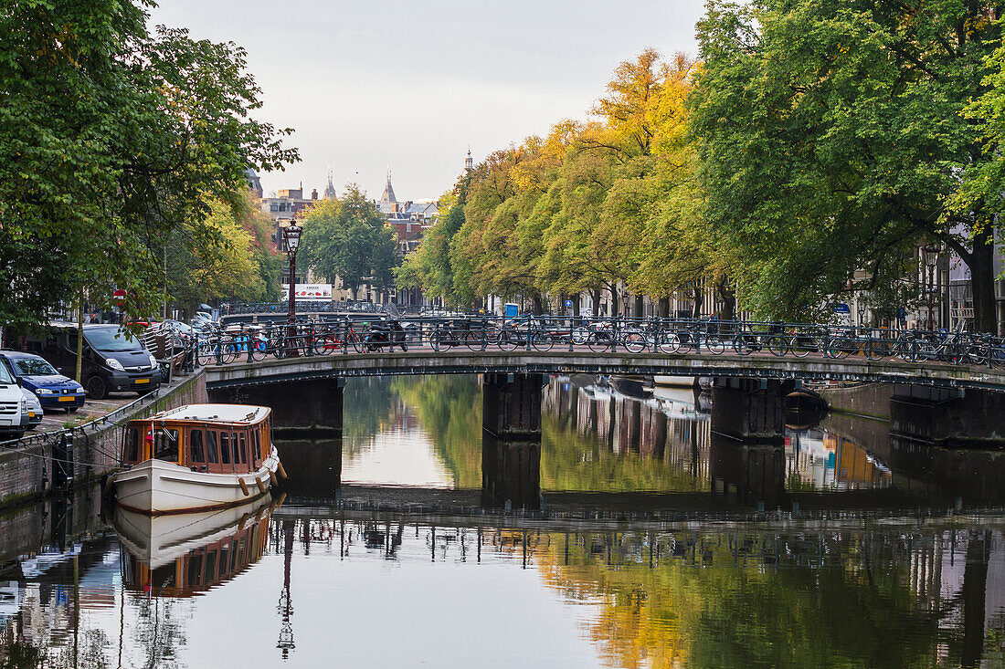 'Bridge over the Herengracht; Amsterdam, Netherlands'