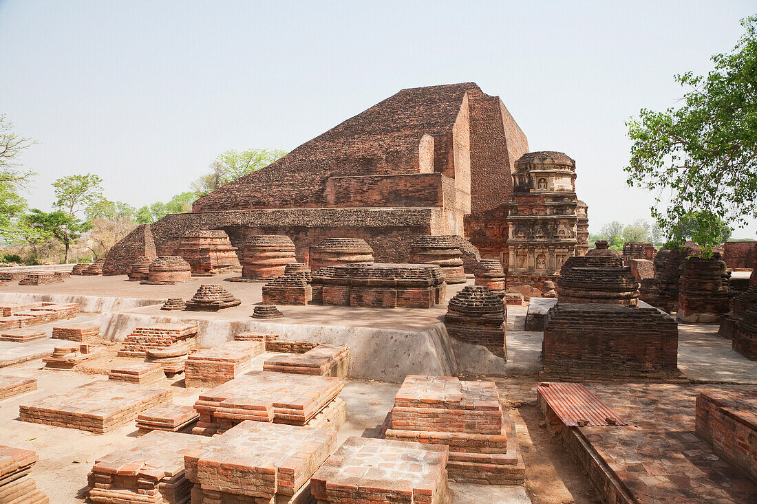 Sariputra Stupa Temple Site No.3, Nalanda Mahavihara, Bihar, India