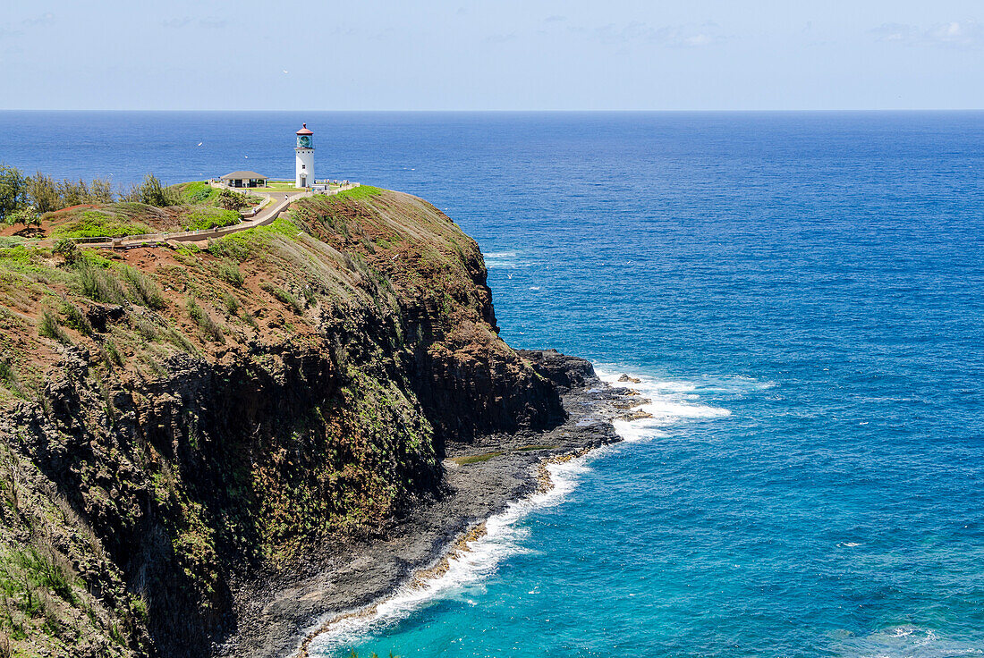 Historic Kilauea Lighthouse on Kilauea Point National Wildlife Refuge, Kauai, Hawaii, United States of America, Pacific