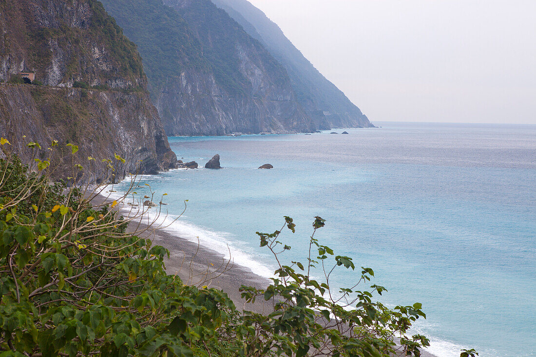 Steilküste bei Hualien, Taiwan, Republik China, Asien