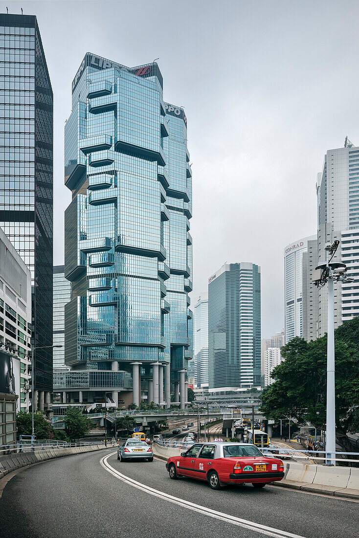 Lippo Wolkenkratzer in Central, Hongkong Island, China, Asien