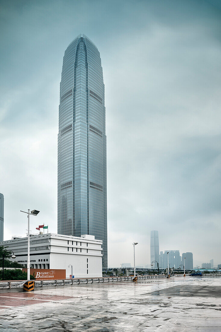 IFC two Wolkenkratzer, Börse, Hongkong Island, China, Asien
