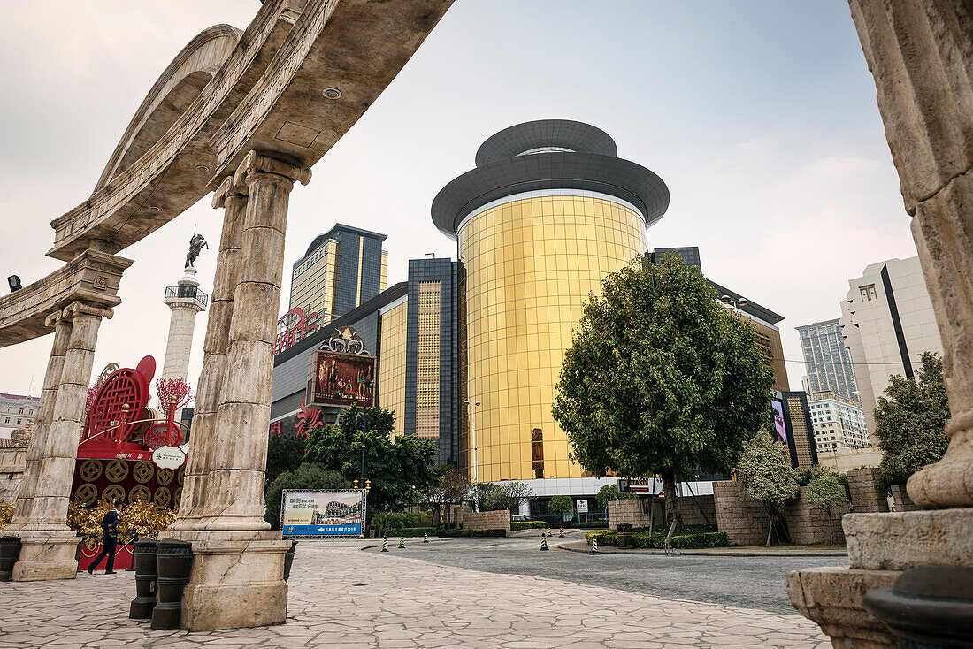 retort architecture at Fisherman Wharf, Macao, China, Asia