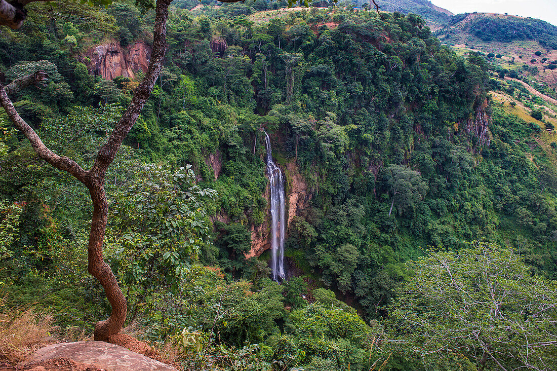Manchewe Falls near Livingstonia, Malawi, Africa