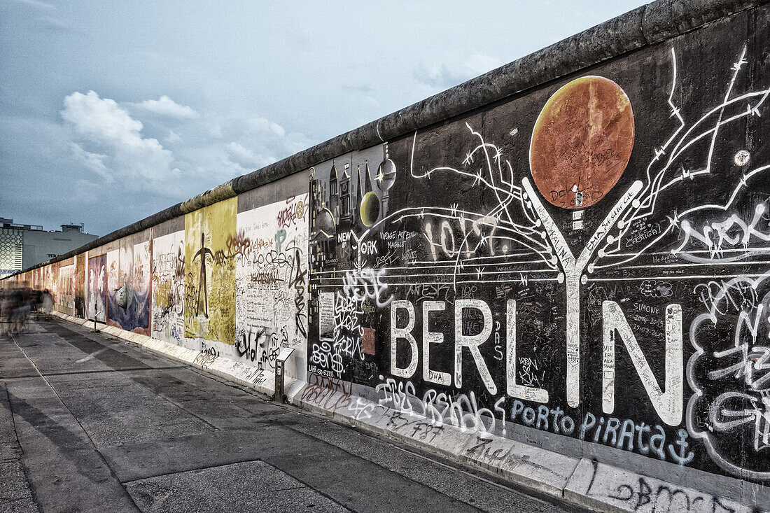 East Side Gallery, Berliner Mauer, Friedrichshain, Berlin