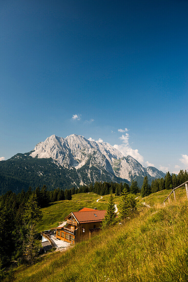 Kranzberghaus, Hoher Kranzberg, Mittenwald, Oberbayern, Bayern, Deutschland