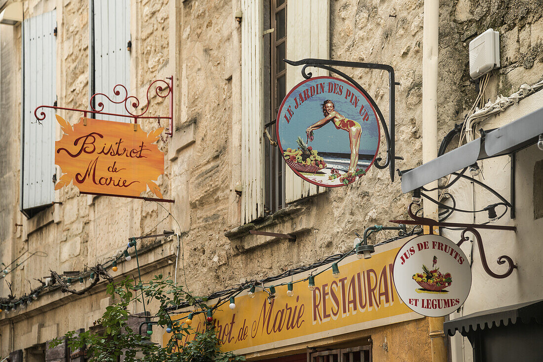 Bistrot de Marie, Restaurant, St. Remy de Provence, Bouches-du-Rhône, Provence-Alpes-Côte d’Azur, Frankreich
