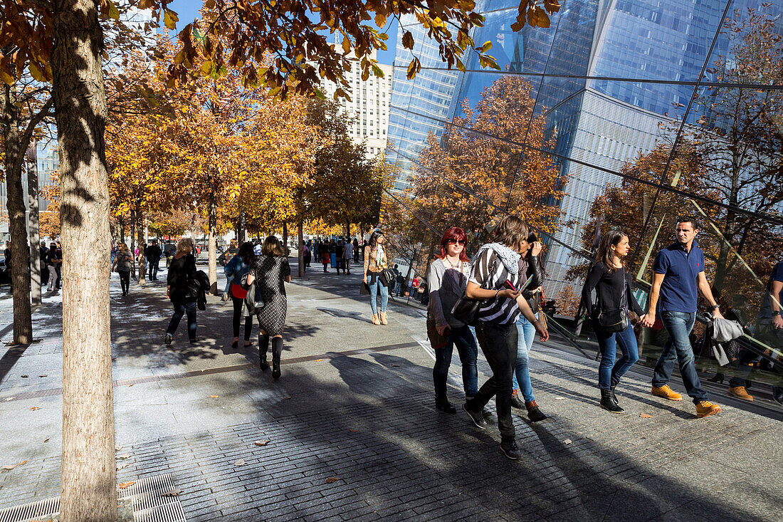 National September 11 Memorial and Museum, World Trade Center site, memorial for the victims of the terrorist attacks in New York 2001, New York City, USA, America