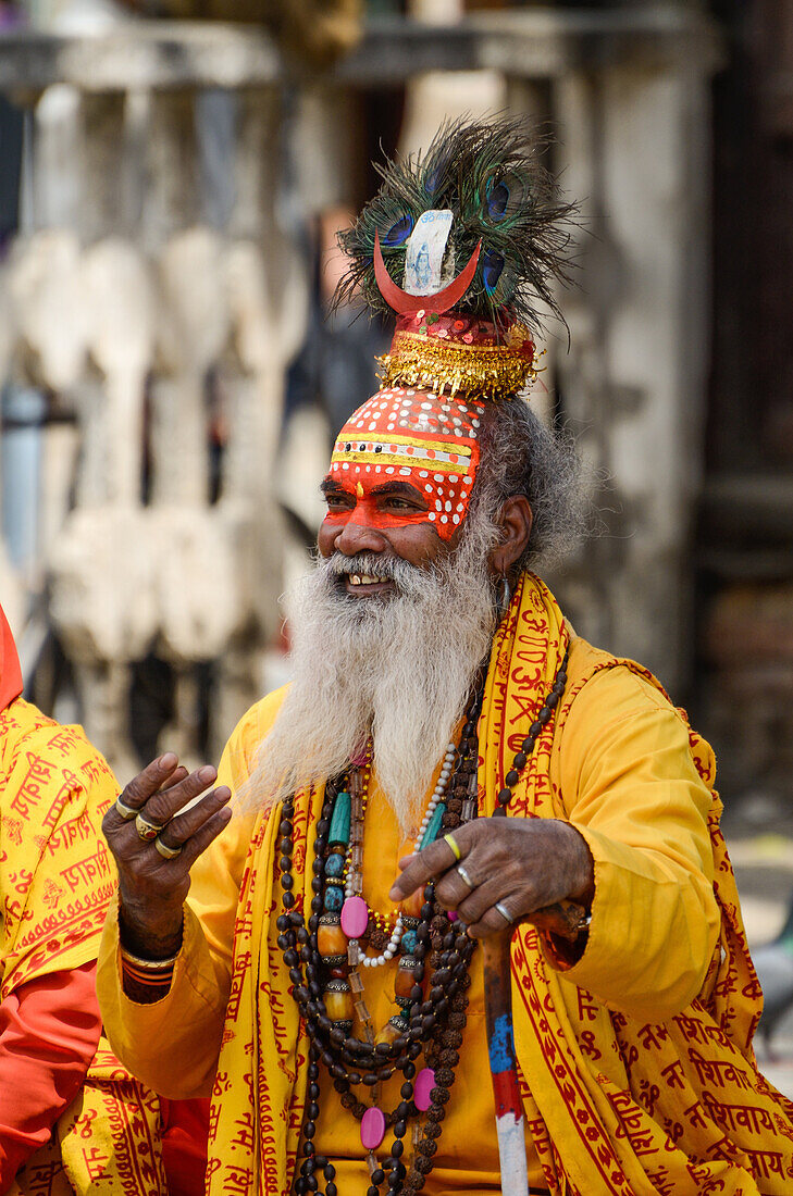 Sadhu, heiliger Mann, Kathmandu, Nepal, Himalaya, Asien