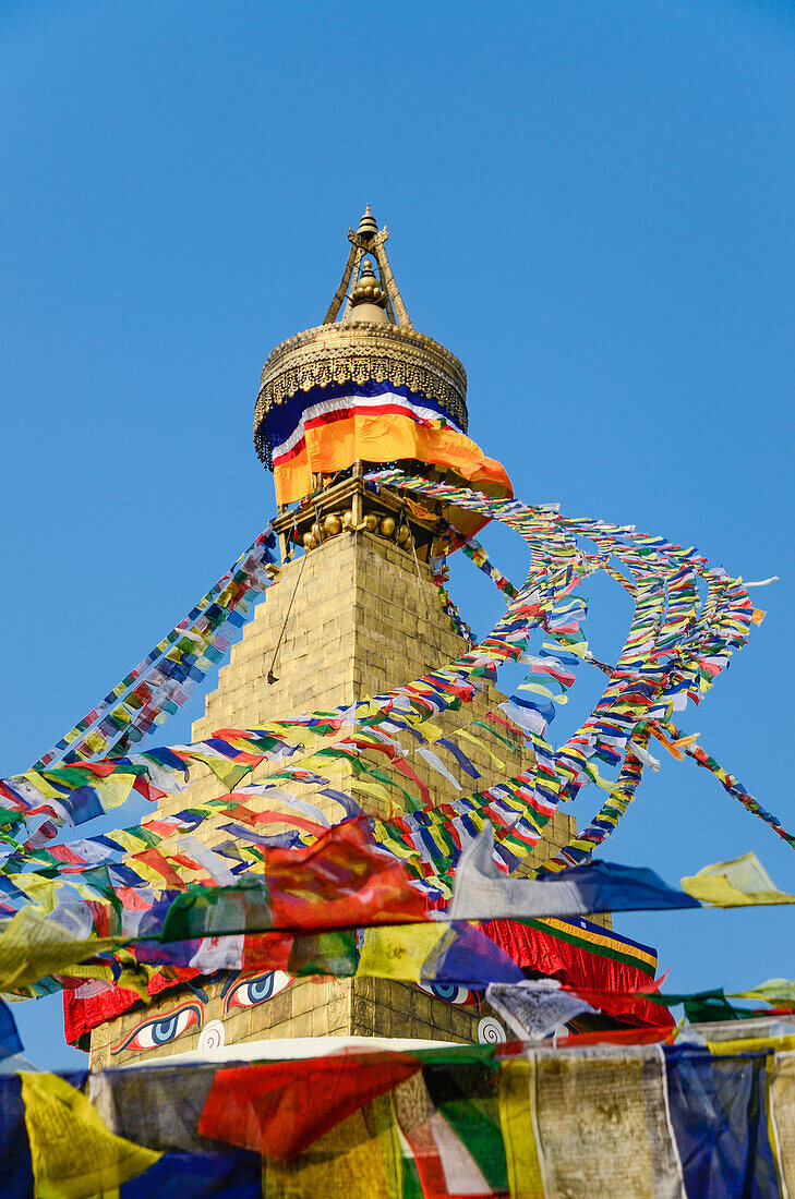 Bodnath Stupa, Boudha, Boudnath, Bauddhanath, Kathmandu, Nepal, Himalaya, Asien