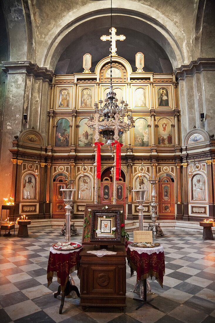 Iconostasis Of The Church Of St. Nicholas, Kotor, Montenegro
