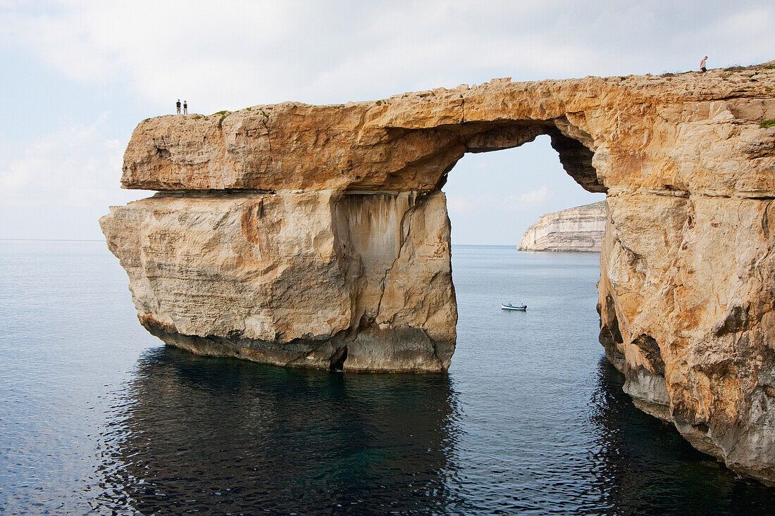 Azure Window, A Natural Rock Arch, Dwejra Bay, Gozo Island, Malta
