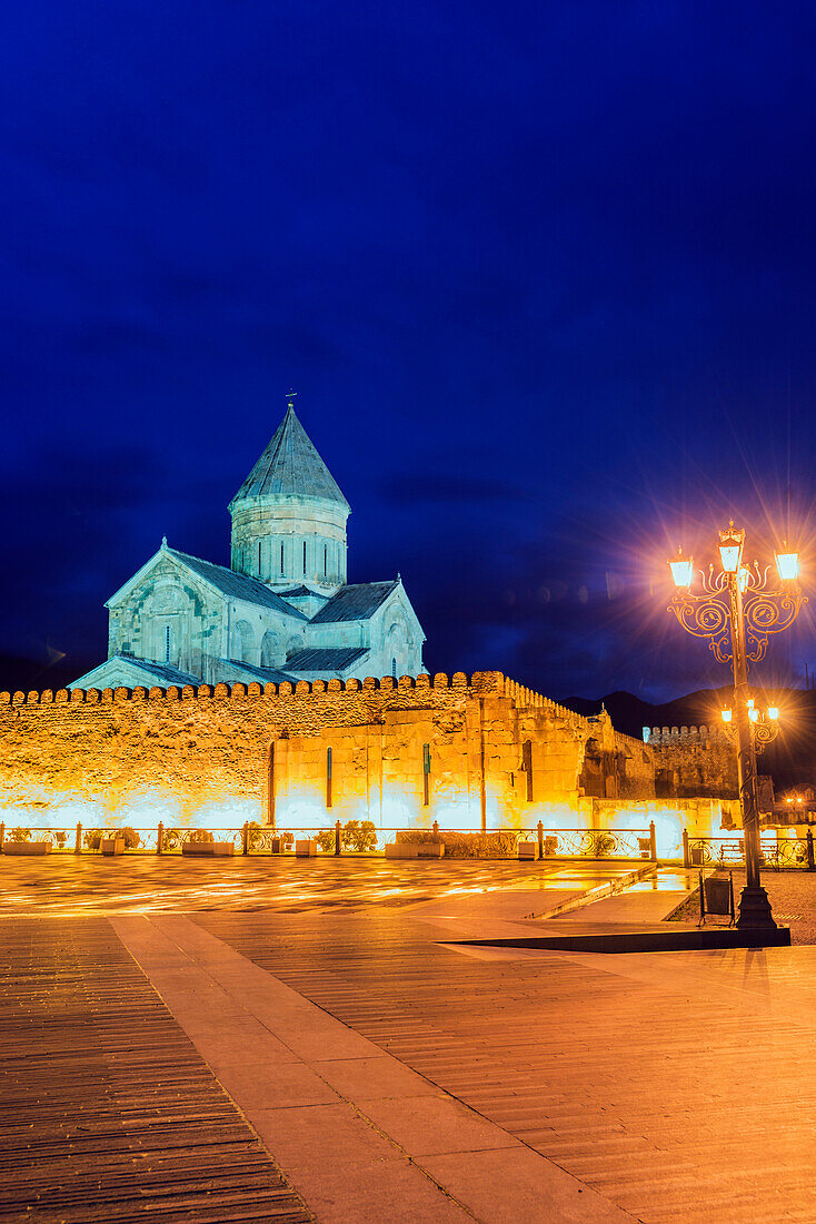 Svetitskhoveli Cathedral, 11th century, by Patriach Melkisedek, Mtskheta, historical capital, UNESCO World Heritage Site, Georgia, Caucasus, Central Asia, Asia