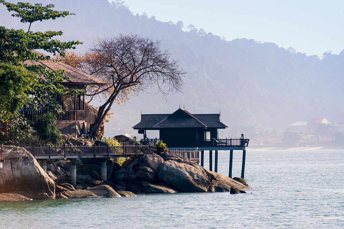 A villa at the luxury resort and spa of Pangkor Laut, Malaysia, Southeast Asia, Asia