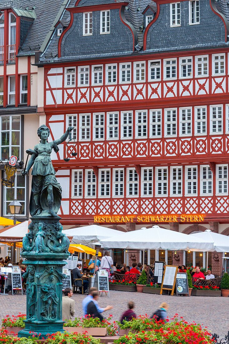 Romerberg, Altstadt Old Town, Frankfurt am Main, Hesse, Germany, Europe