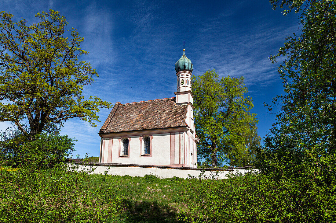 Kirche, Ramsachkircherl, Ähndl, Murnauer Moos, Oberbayern, Deutschland, Europa