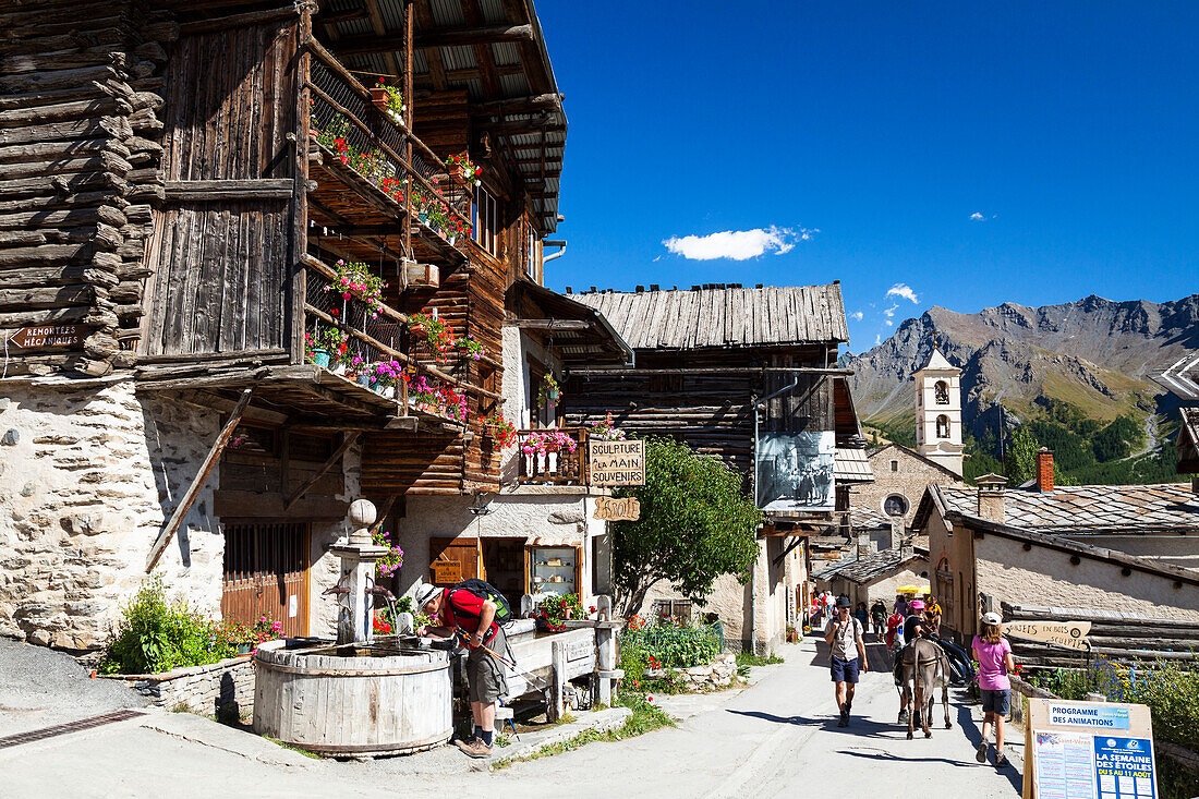 Saint Veran, one of the most beautiful villages of France, Guillestre, Hautes-Alpes, France