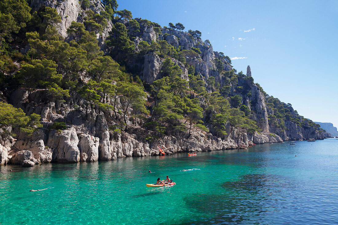 Les Calanques d'en Vau, National Park, Cassis, Provence, Provence-Alpes-Cote d'Azur, Southern France, France, Mediterranean, Europe