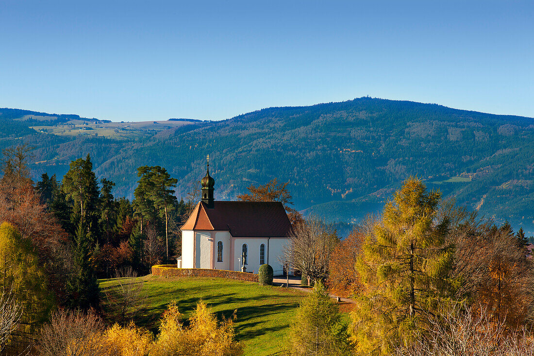 Ohmen chapel near St Maergen, Black Forest, Baden-Wuerttemberg, Germany