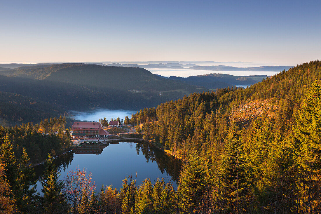 Mummelsee, Schwarzwald, Baden-Wuerttemberg, Deutschland