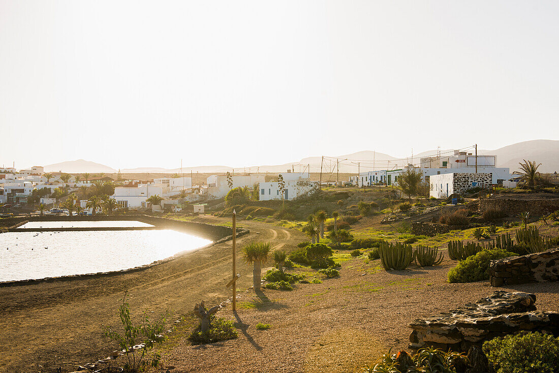 Salinen, Las Salinas, Fuerteventura, Kanarische Inseln, Spanien