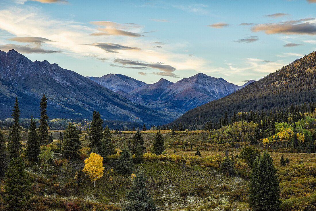 The landscape along the South Canol Road, Yukon, Canada