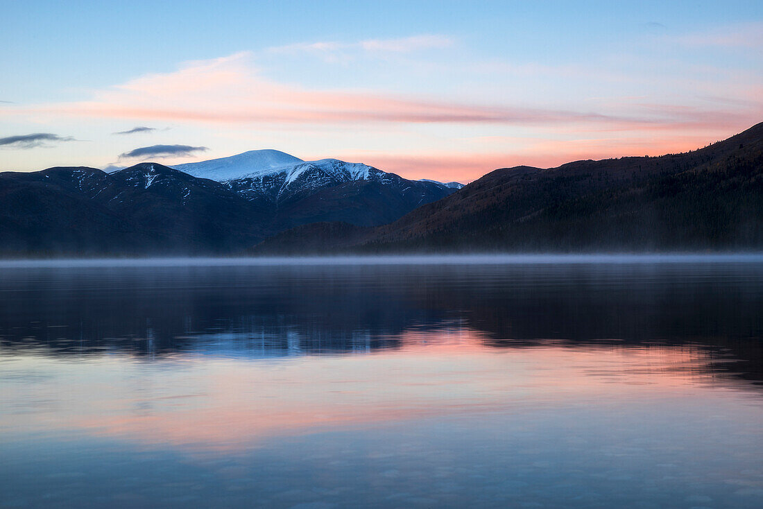 Dawn over Fish Lake, Yukon, Canada