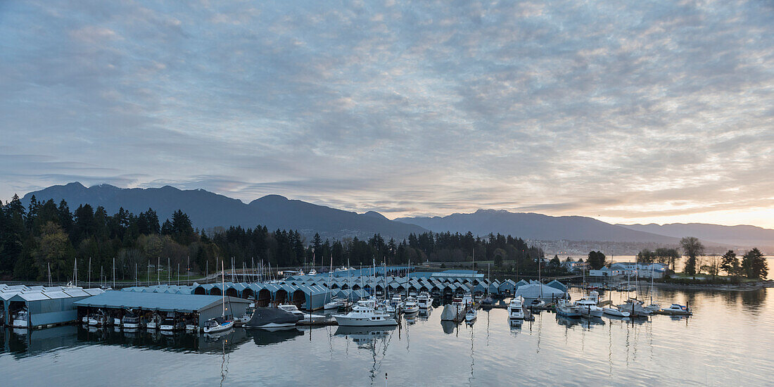Stanley Park and harbour, Vancouver, British Columbia, Canada