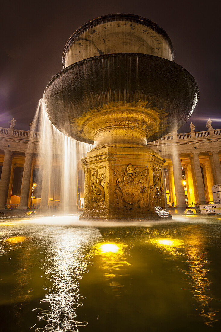 Fountain in St. Peter's Square, Rome, Italy