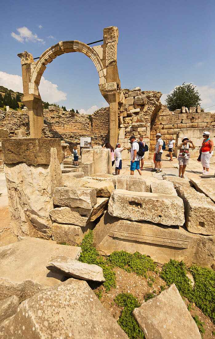 The Pollio Fountain, Ephesus, Turkey
