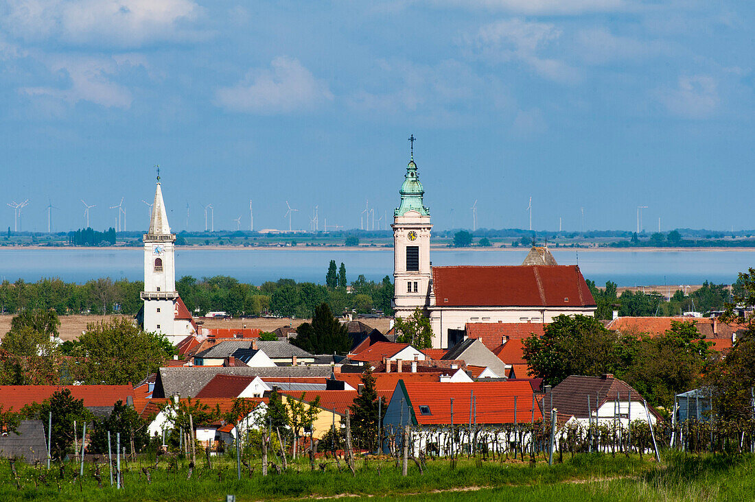 Kirche, Rust, UNESCO Welterbestätte Die Kulturlandschaft Fertö-Neusiedler See, Burgenland, Österreich