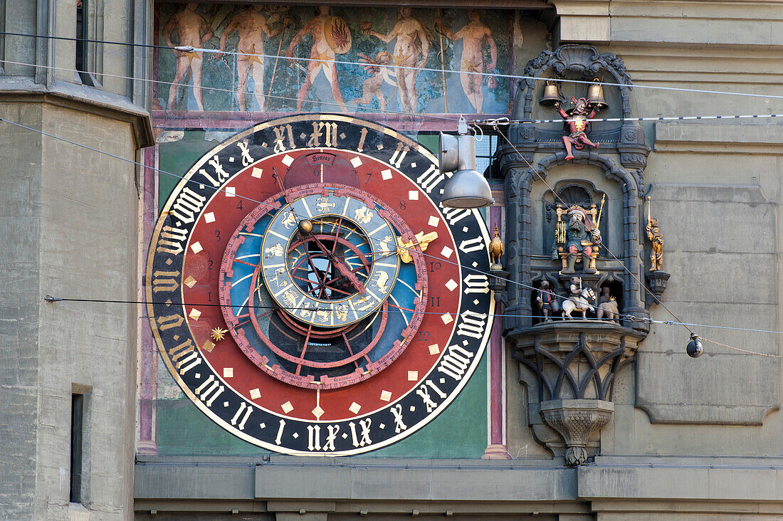 Clock Tower, a UNESCO World Heritage Site Old Town of Bern, Canton of Bern, Switzerland