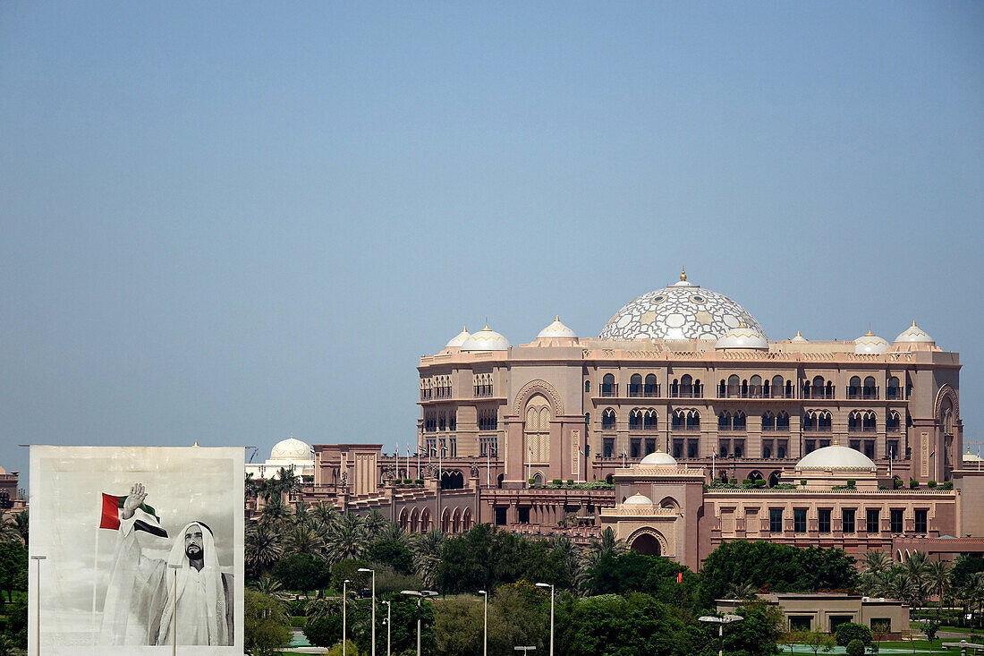 Staatsgründer Sheikh Zayed, Emirates Place Hotel, Abu Dhabi, Vereinigte Arabische Emirate, VAE