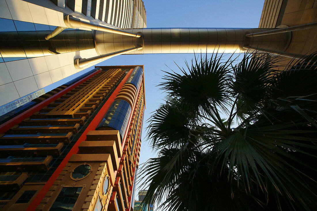 Hochhäuser, Wohn- und Geschäftshäuser, Sheikh Zayed Road, Dubai, Vereinigte Arabische Emirate, VAE