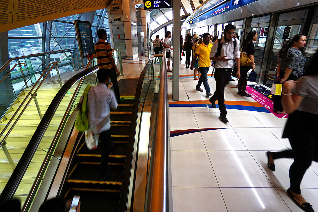 Metro Station, U-Bahnhof, Dubai, Vereinigte Arabische Emirate, VAE