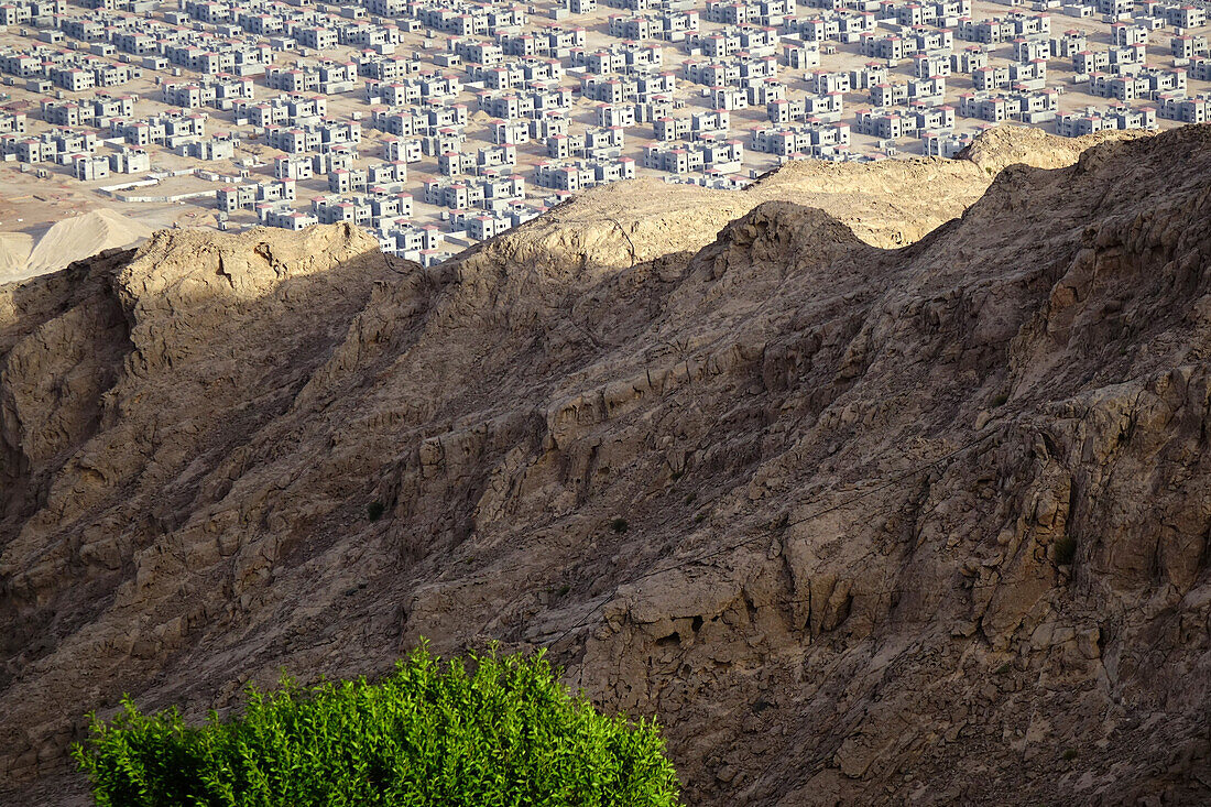 Neubauten, Wohngebiet, Jebel Hafeet, Al Ain, Emirat Abu Dhabi, Vereinigte Arabische Emirate, VAE