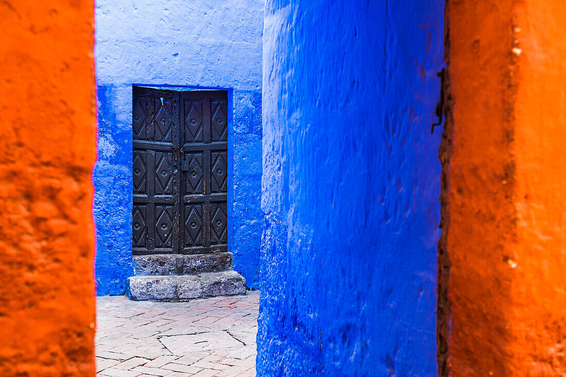 Santa Catalina Monastery Convento de Santa Catalina St. Catherine, a convent in Arequipa, Peru, South America