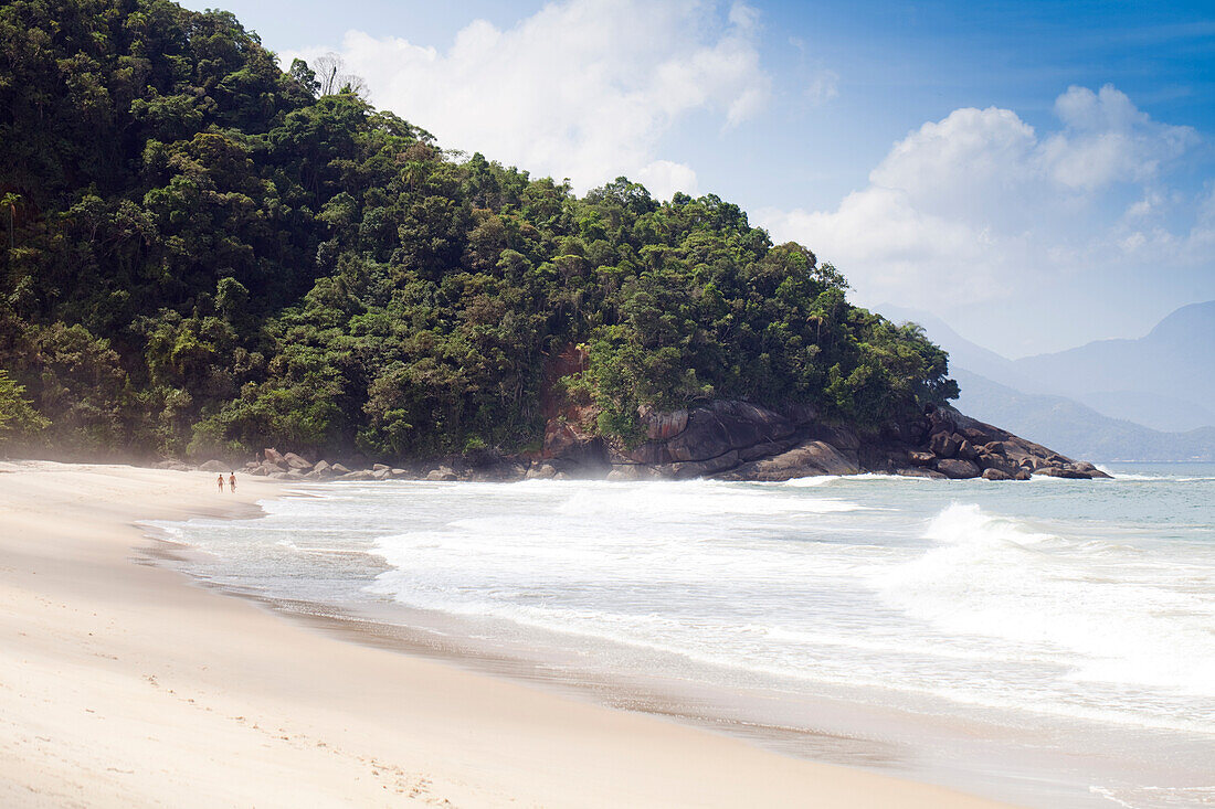 Praia do Felix beach, Ubatuba, Sao Paulo Province, Brazil, South America