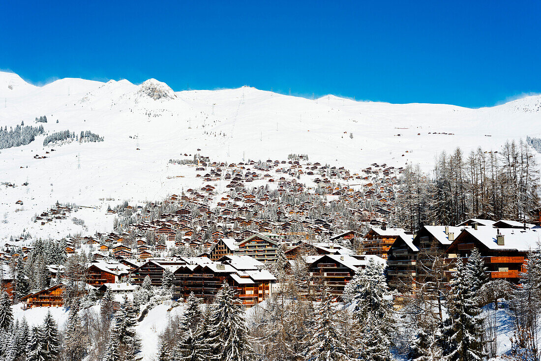 Verbier ski resort, Valais, Swiss Alps, Switzerland, Europe
