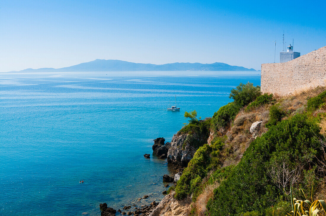 Cliffs of Talamone, Talamone, Grosseto province, Maremma, Tuscany, Italy, Europe