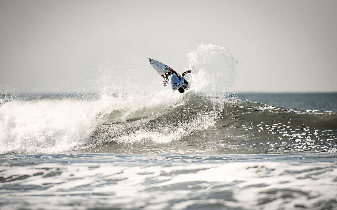 surfer aerial in san francisco california