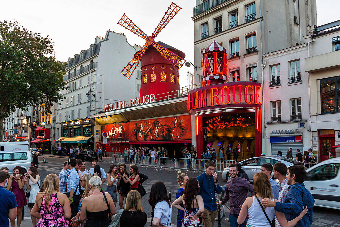 Nachtbar Moulin Rouge, Paris, Frankreich