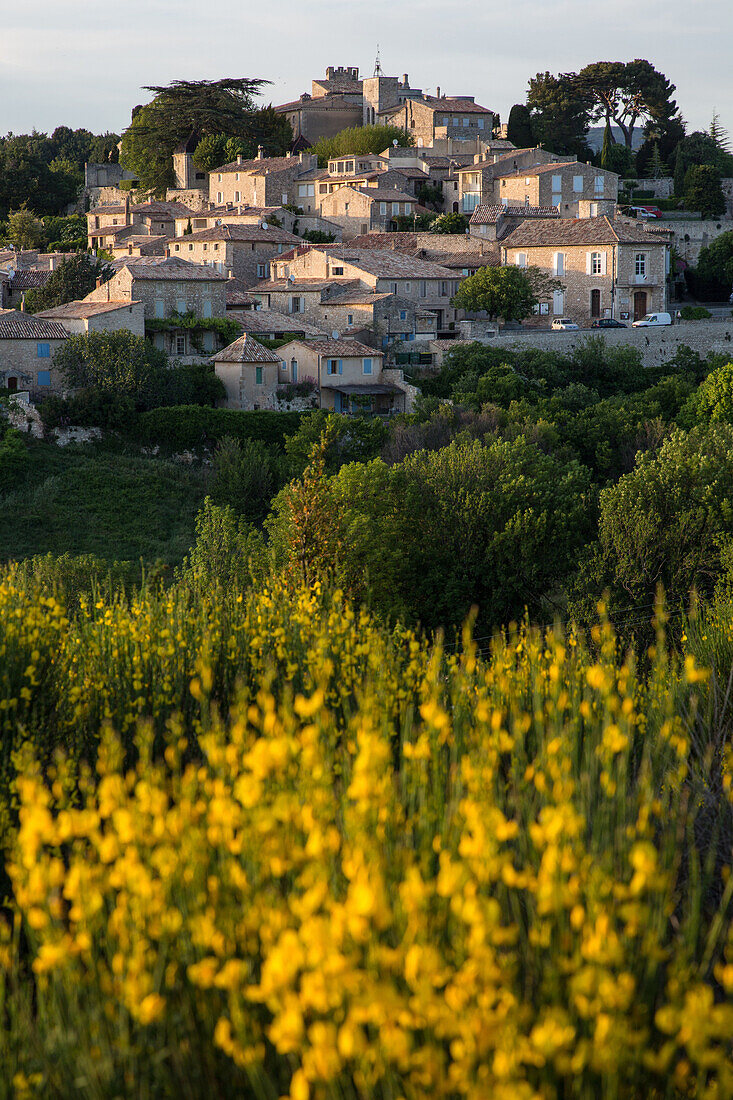 the hilltop village of murs, regional nature park of the luberon, vaucluse (84), france