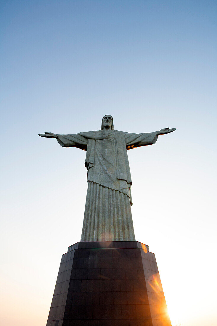 The Cristo Redentor Christ the Redeemer statue on Corcovado, Rio de Janeiro, Brazil, South America