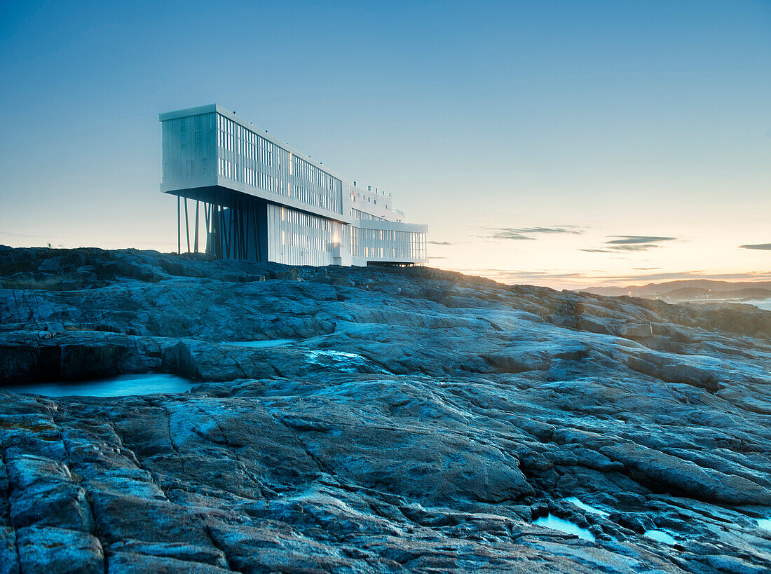 The Fogo Island Inn by Saunder Architecture of Norway, Newfoundland, Canada, North America