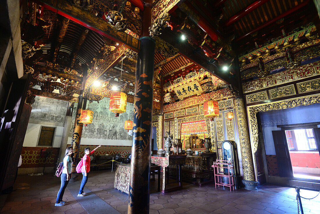 Khao Kongsi House, Georgetown, Island of Penang, Malaysia, Asia